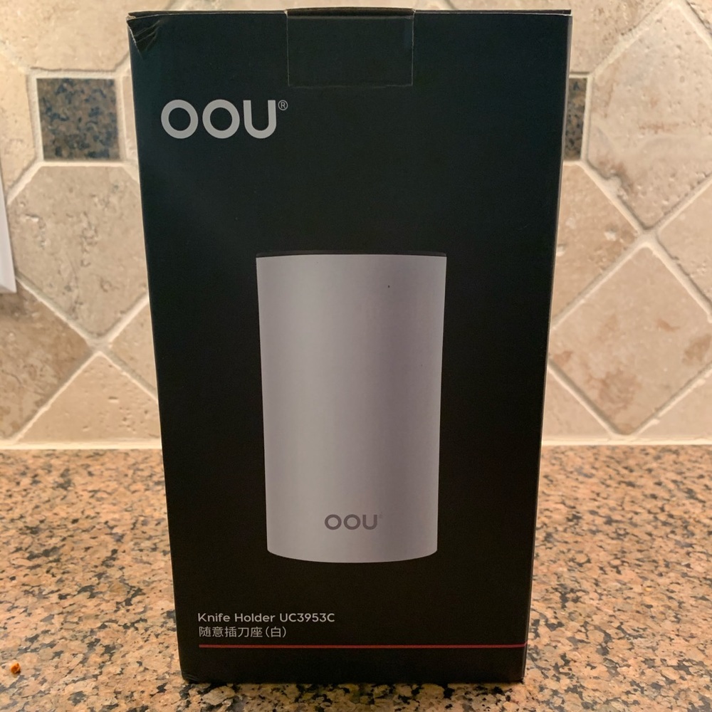 Universal Knife Block Holder - New, white